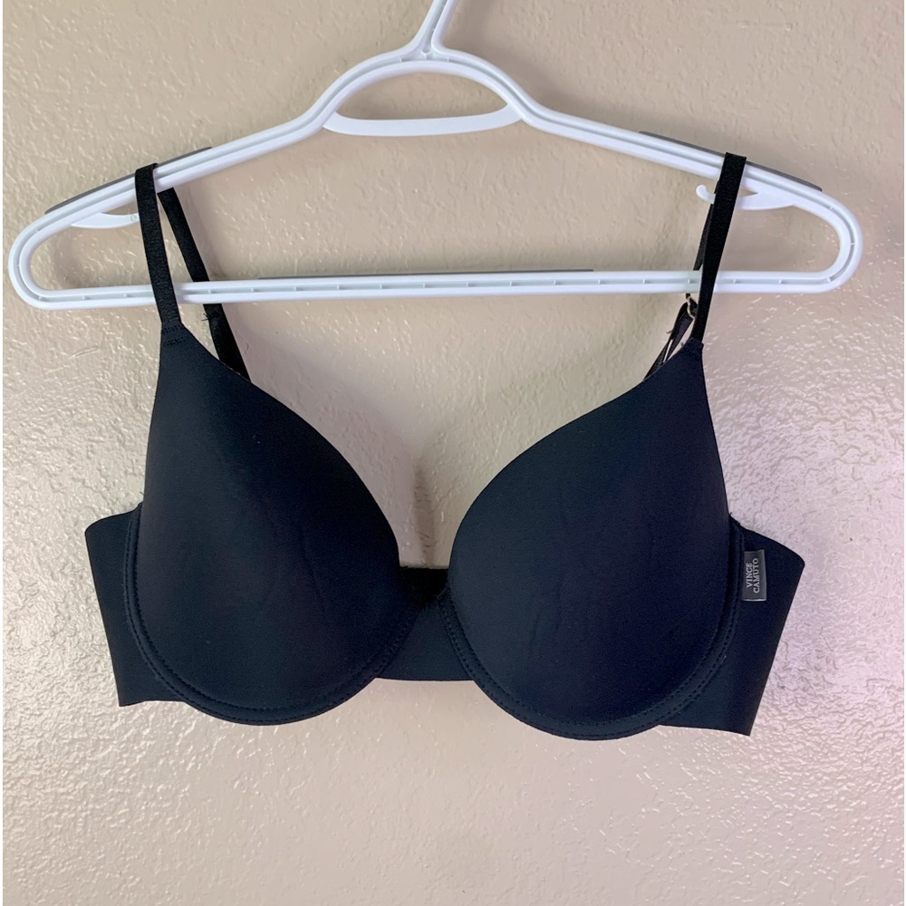 Vince Camuto Black Underwire Lined Bra Size 38C